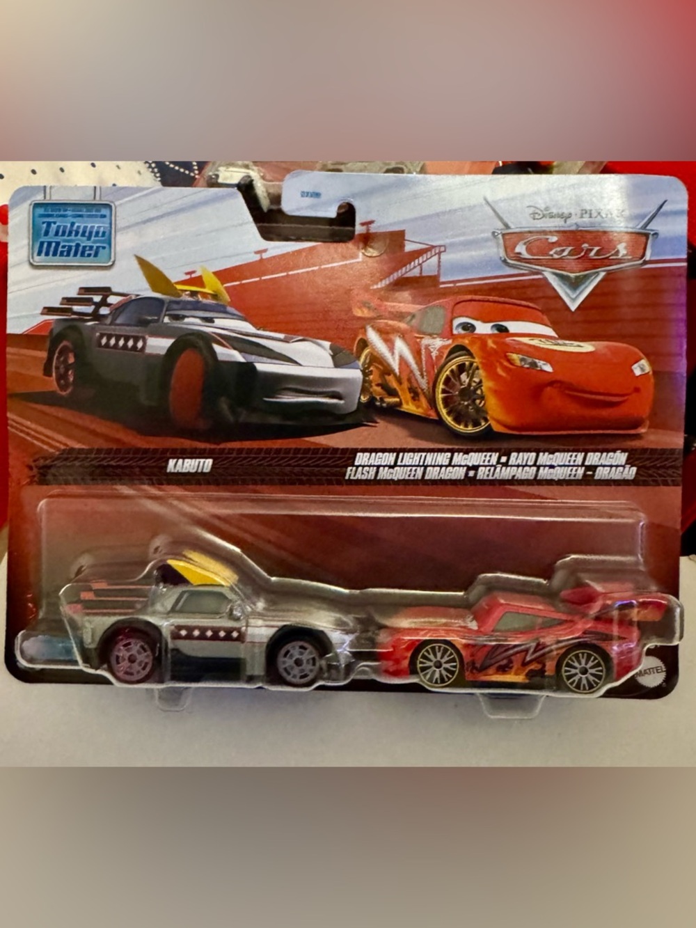 Disney Mini Racers 2-Pack - Red & Silver